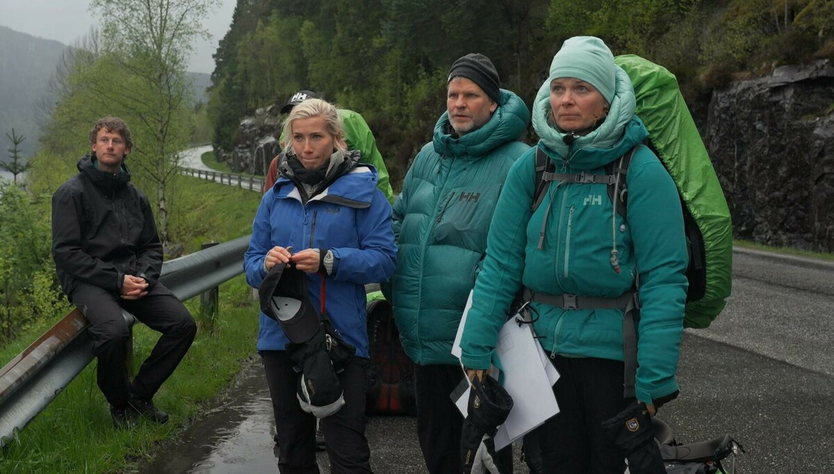 Ingrid Gjessing Linhave banner i full frustrasjon under 71 grader nord