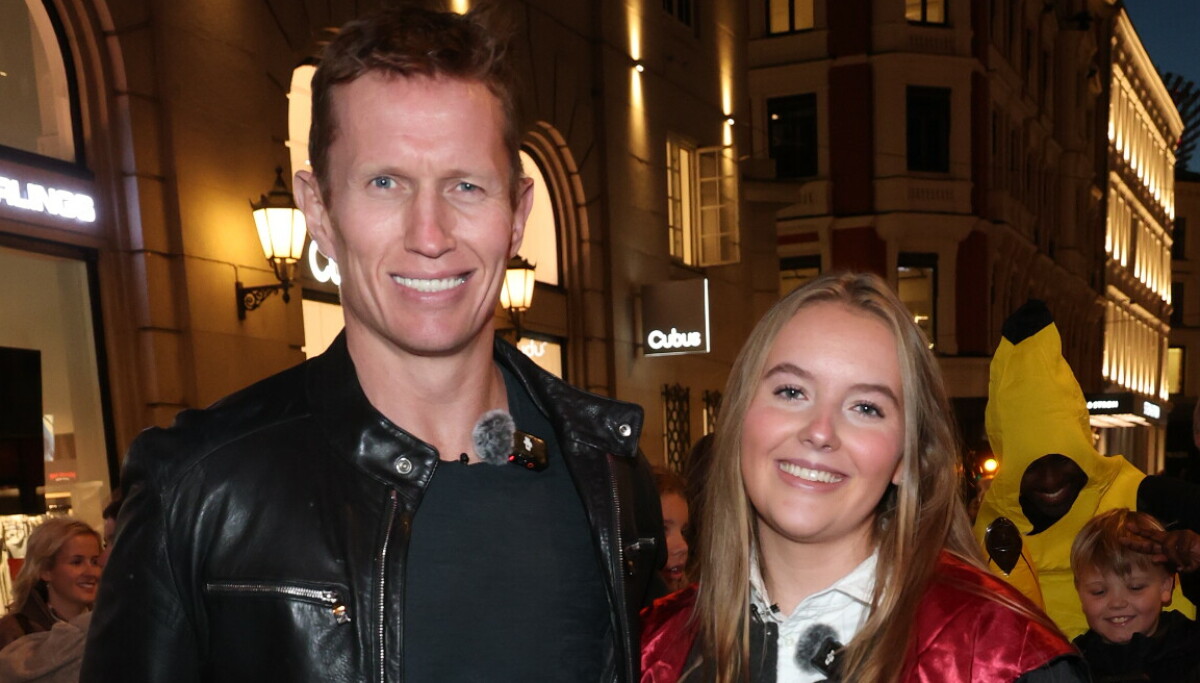 Frank Løke og datteren Ada avslørt med mikrofoner på Halloweenfest