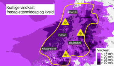 Heftig uvær: - Hold dere inne!