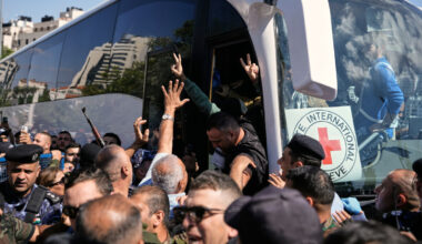 Palestinske fanger løslatt