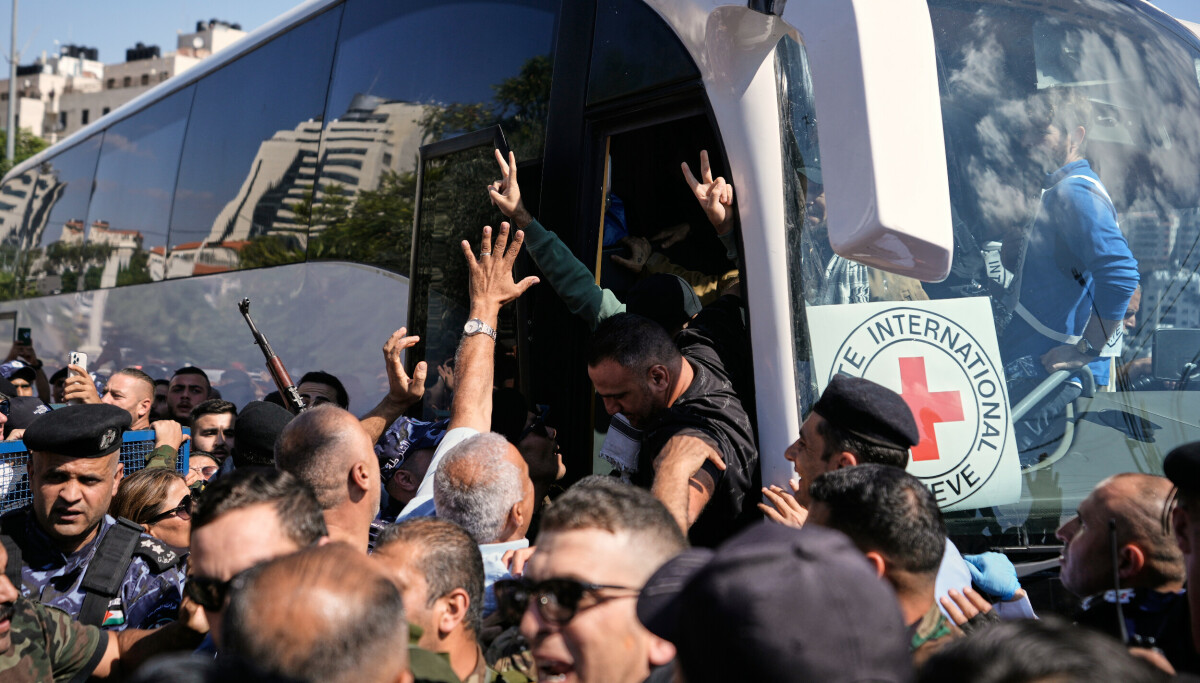 Palestinske fanger løslatt