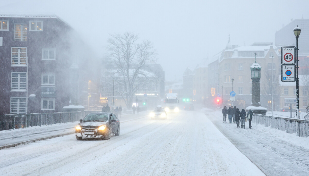 Farevarsel for snø: - Ikke forberedt