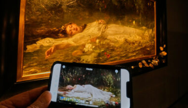 Taylor Swift-fans strømmer til tysk museum for å se Ofelia-maleriet