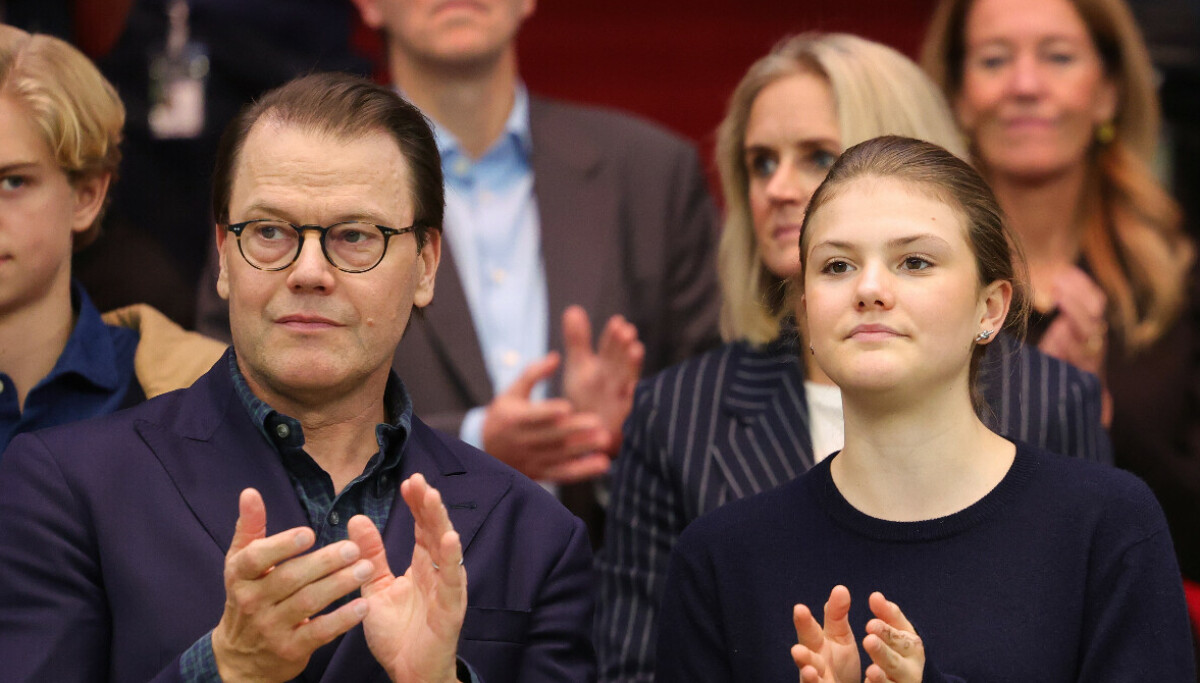 Prinsesse Estelle vekker oppsikt - er nesten like høy som prins Daniel under Casper Ruuds tennsifinale