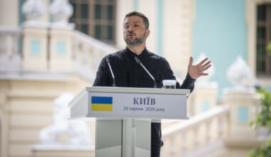 Zelenskyj på besøk i Sverige