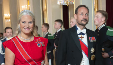 Kronprinsesse Mette-Marit strålte i Carolina Herrera-kjole på Stortingsmiddagen. Men vi har sett den på en annen kongelige tidligere!