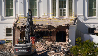 Hudfletter Trump-ballsal: - Ikke hans hus