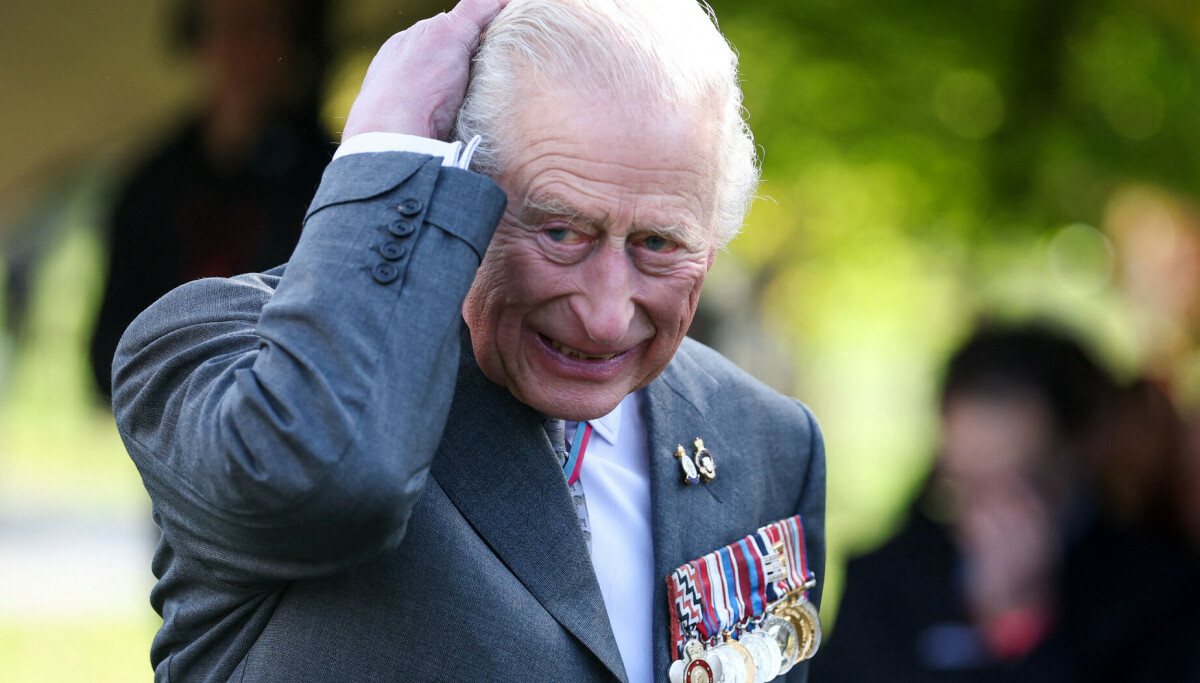 Kong Charles trakassert under katedralbesøk i England