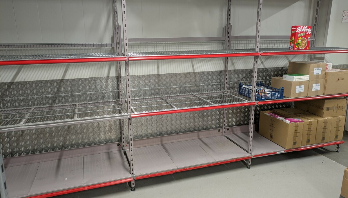 Tomme lagre: - Folk er sultne