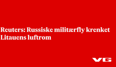 Russiske militærfly krenket Litauens luftrom