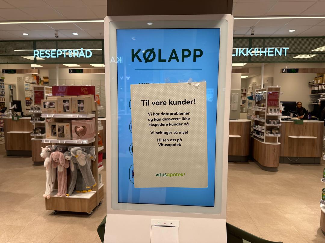 Datatrøbbel for apotekene løst