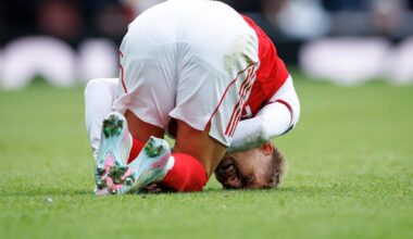 Martin Ødegaard måtte byttes ut etter smell