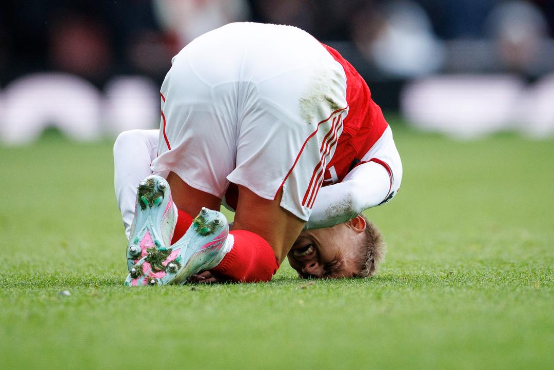 Martin Ødegaard måtte byttes ut etter smell