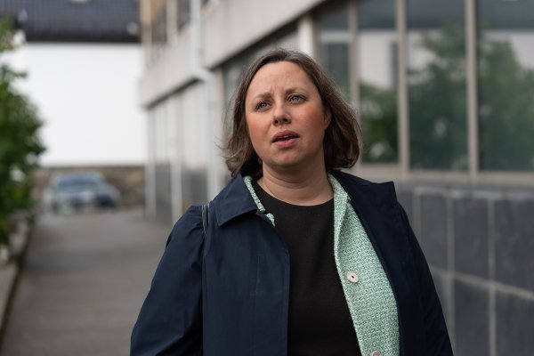 Vi møter Charlotte Spurkeland på det som kanskje blir nytt MO-senter i sentrum.