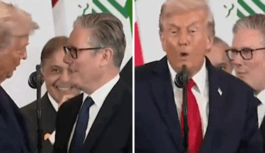 Starmer ydmyket av Trump – ble stående forvirret på scenen