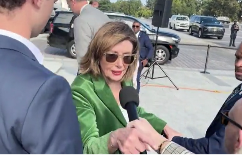 Pelosi klikker etter spørsmål om 6. Januar: – Hold kjeft!