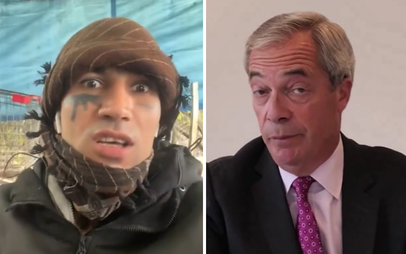 Afghansk kriminell truet med å drepe Nigel Farage – var på flukt fra svensk politi
