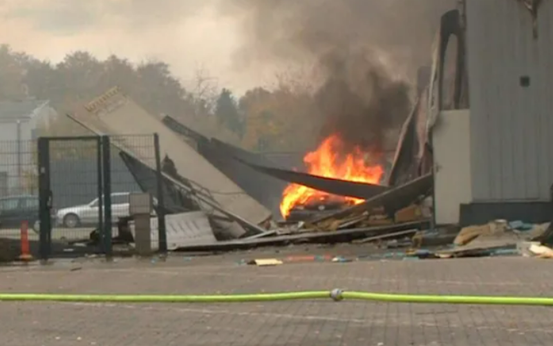 Enorm eksplosjon i Tyskland – to alvorlig skadet