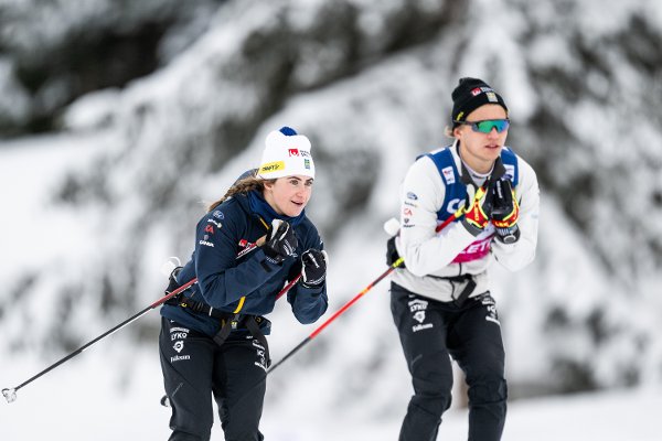 Et bilde av Ebba Andersson og Gustaf Berglund