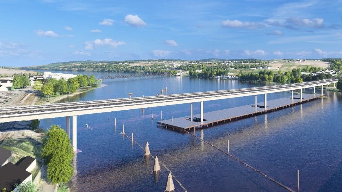 Riksantikvaren ønsker en bjelkebru over Glomma.