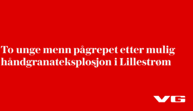 Mulig håndgranateksplosjon utenfor utested i Oslo