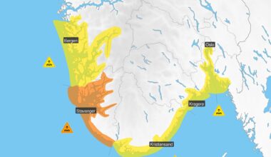Vær, Høy vannstand | Farevarsel om høy vannstand: Toppen er ventet i formiddag