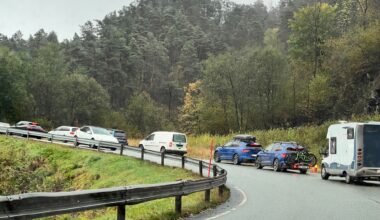 Trafikk, Samnanger | Trafikkulykke på omkjøringsveien for E16