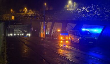 Hendelser, Politi | Bil kjørte inn i bybanetunnel - Bergensavisen