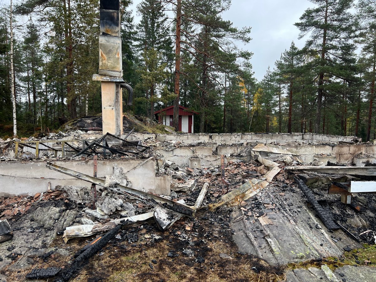 Hendelser, Brann | Turisthytte har brent ned - Telemarksavisa
