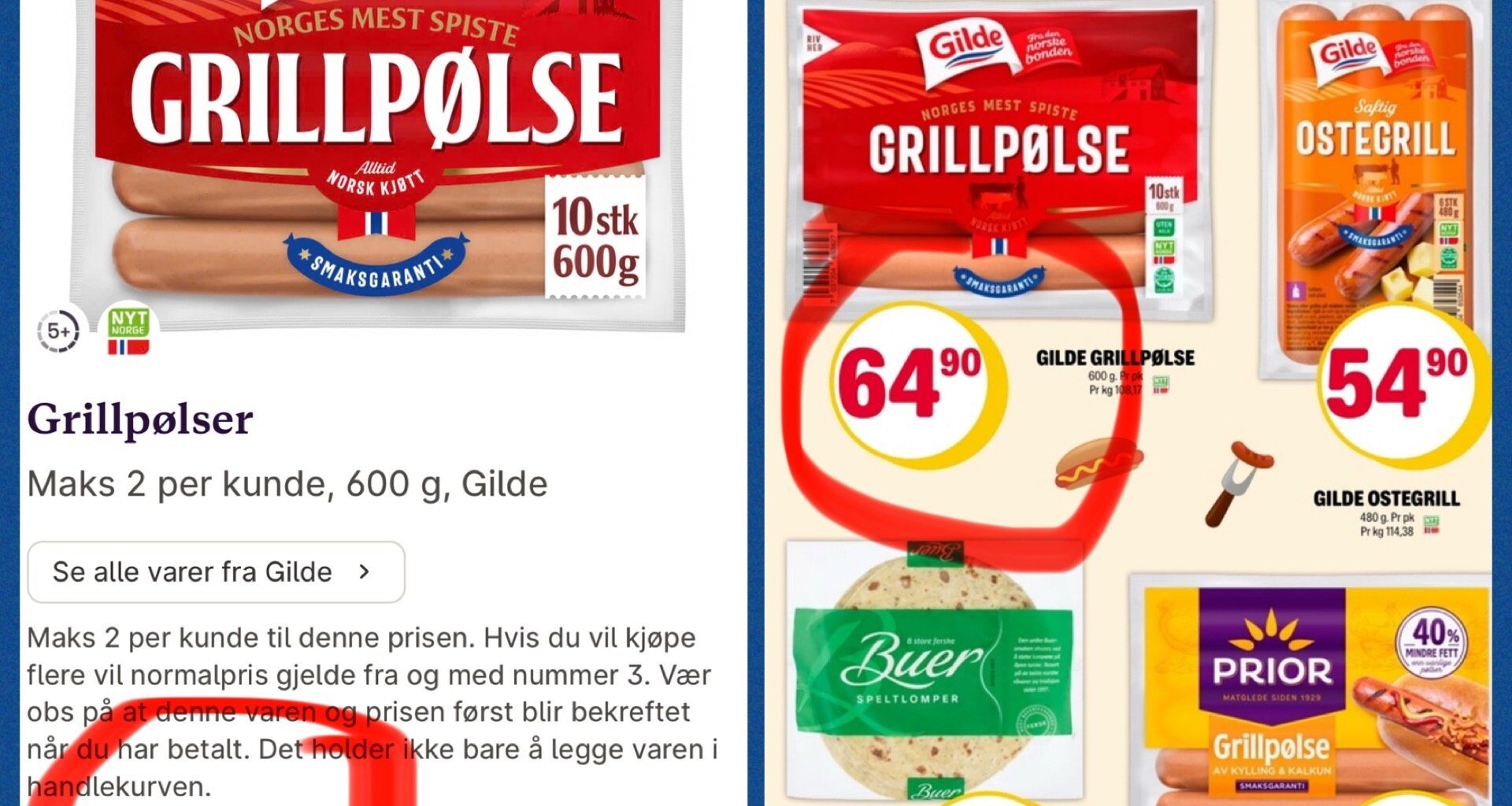 Priskrig, Mat | Priskrig på pølse: Innfører rasjonering