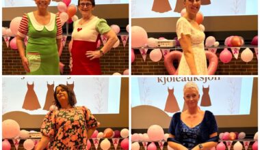 Sokndal, Kultur | Hundre stykker møtte opp for auksjon: – Sporty lokalpolitikere stilte som modeller