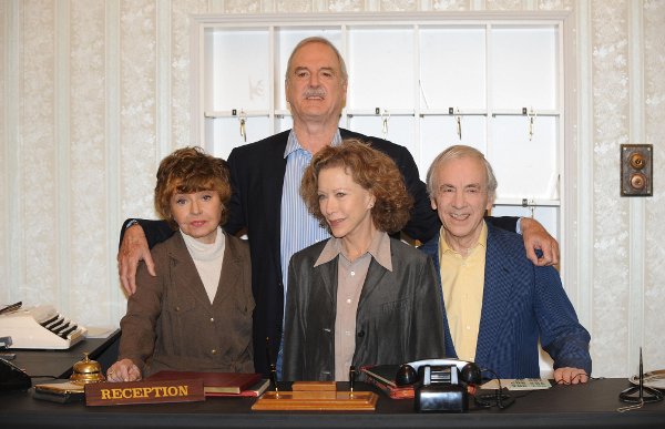 File photo dated 06/05/09 of Prunella Scales, John Cleese, Connie Booth and Andrew Sachs are seen promoting two Fawlty Towers specials created to commemorate the 30 years Fawlty Towers Anniversary. Actress Prunella Scales, best known for her role as Sybil in Fawlty Towers, has died aged 93, her sons said. Issue date: Tuesday October 28, 2025.