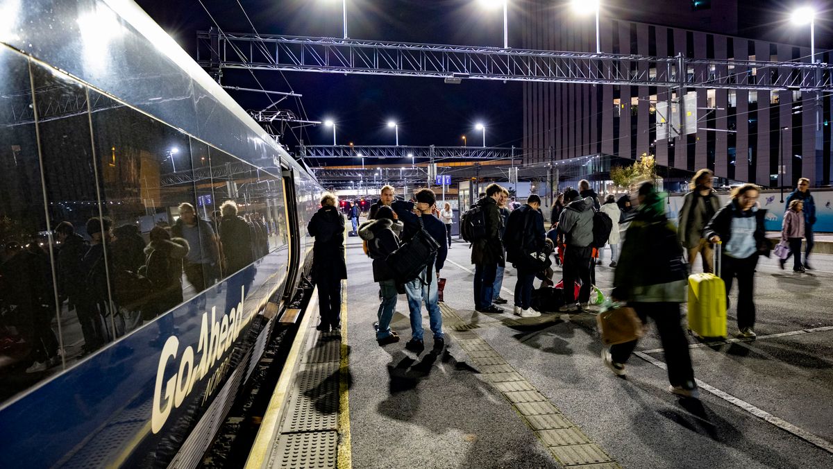 Togstansen gjaldt sør for Trondheim.
