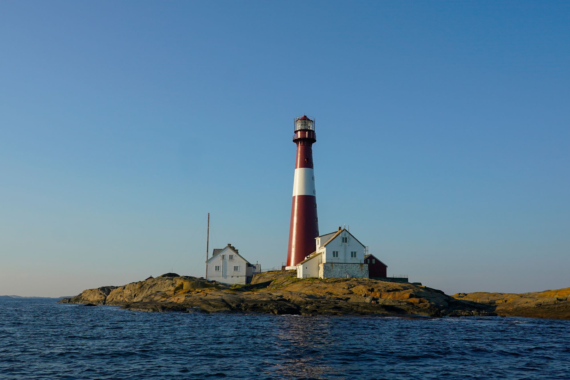 Færder fyr er en av tre såkalte referansestasjoner i Sør-Norge.