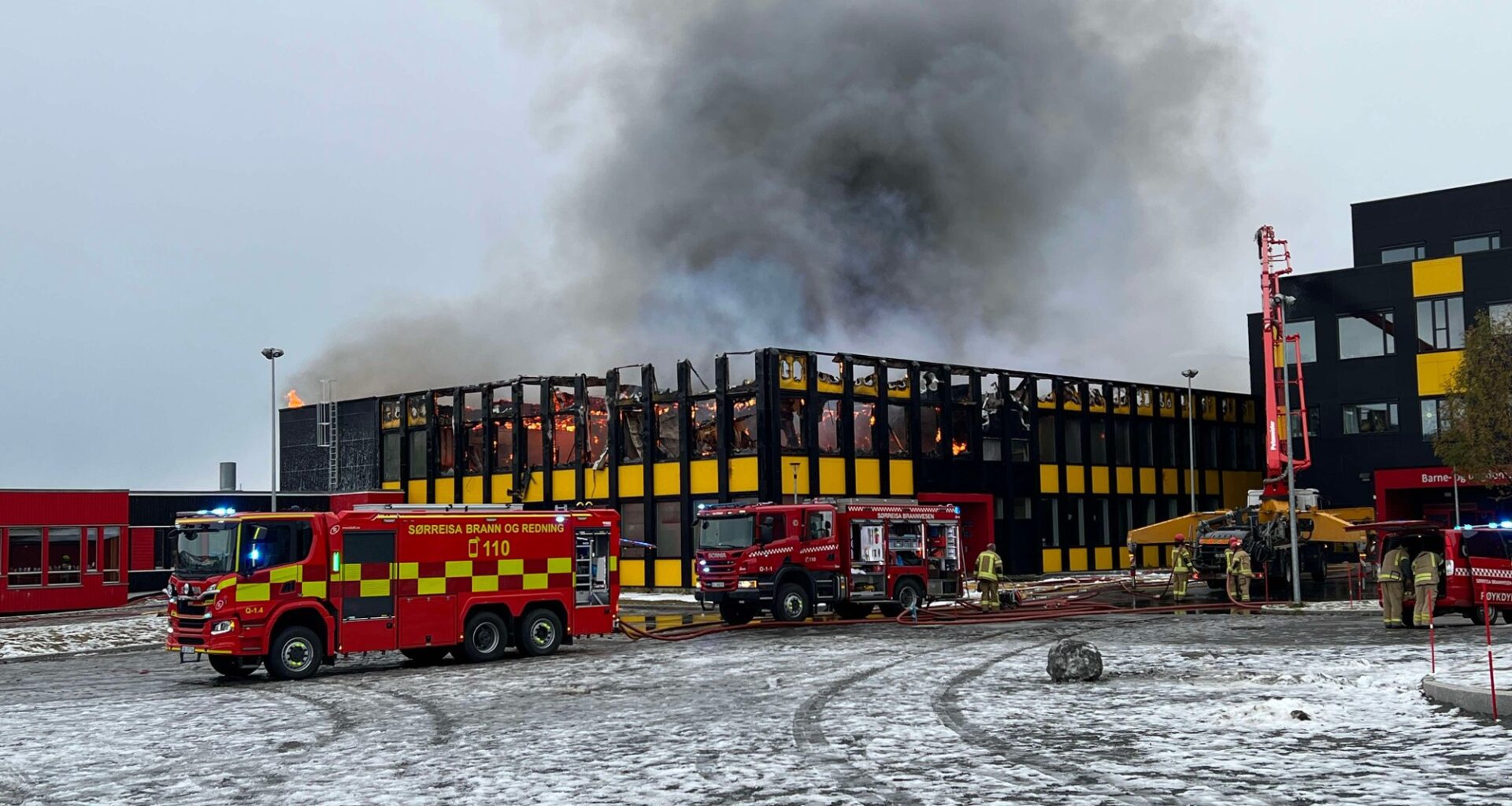 Nyheter, Brann | Skole brant i Troms