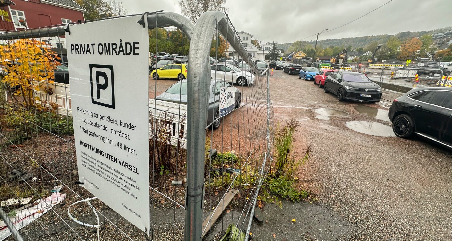 Samferdsel, Slemmestad | Må stenge parkeringsplass i Slemmestad: – Nødvendig