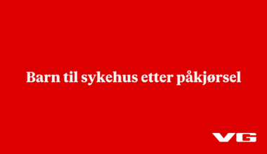 Barn på sykkel kjørt på av bil