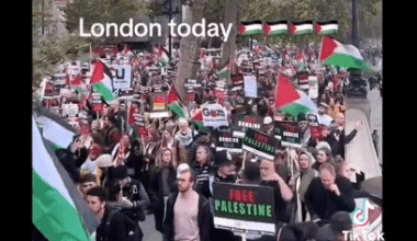 Pro- Palestina protester til tross for oppfordring fra Starmer