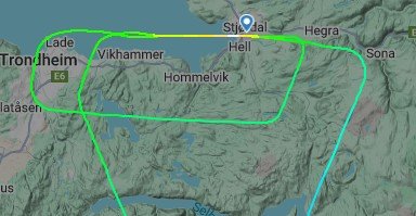 Vær, Ekstremvær | SAS-fly droppet Værnes-landing