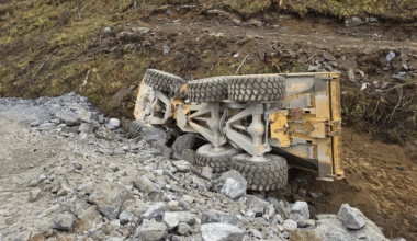 Rana, Trafikkmeldinger | Dumper av veien i Rana