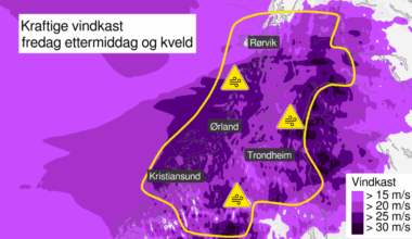 Uvær, Kraftig vind | Nytt uvær i vente – har sendt ut farevarsel