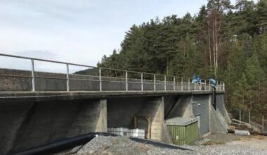 Vannbrudd, Askøy | Stort vannbrudd utenfor Bergen