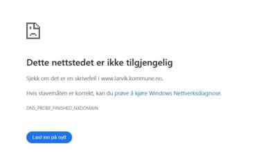 Larvik kommune, Nyheter | Internettproblemer verden over varte i flere timer