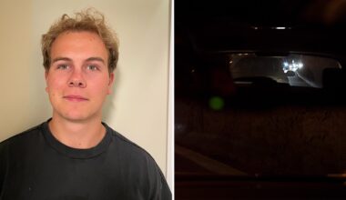 Trafikk, Lyderhorntunnelen | Bil kjørte feil vei i Lyderhornstunnelen