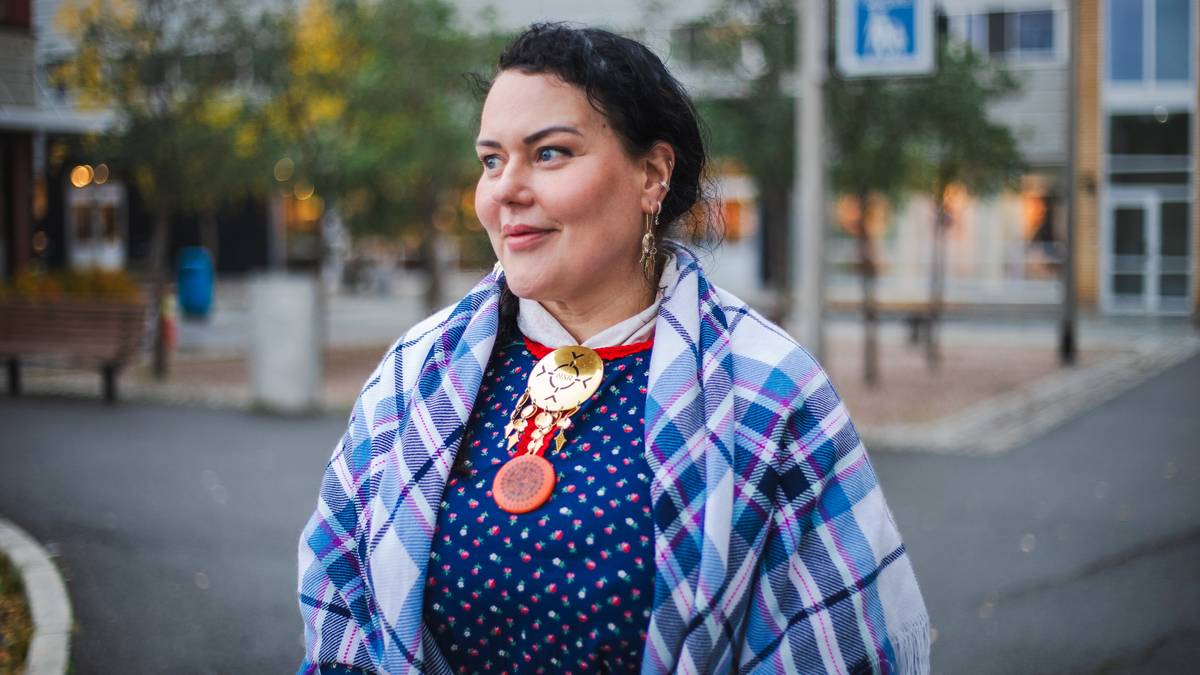 Sametingspresident Silje Karine Muotka under forhandlinger i Alta 06.10.25