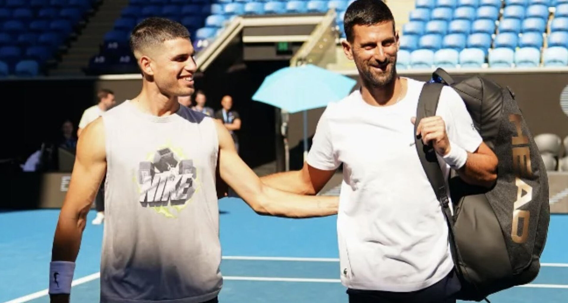 Novak Djokovic påpeker selvmotsigelsen i Alcaraz' klager på tenniskalenderen -