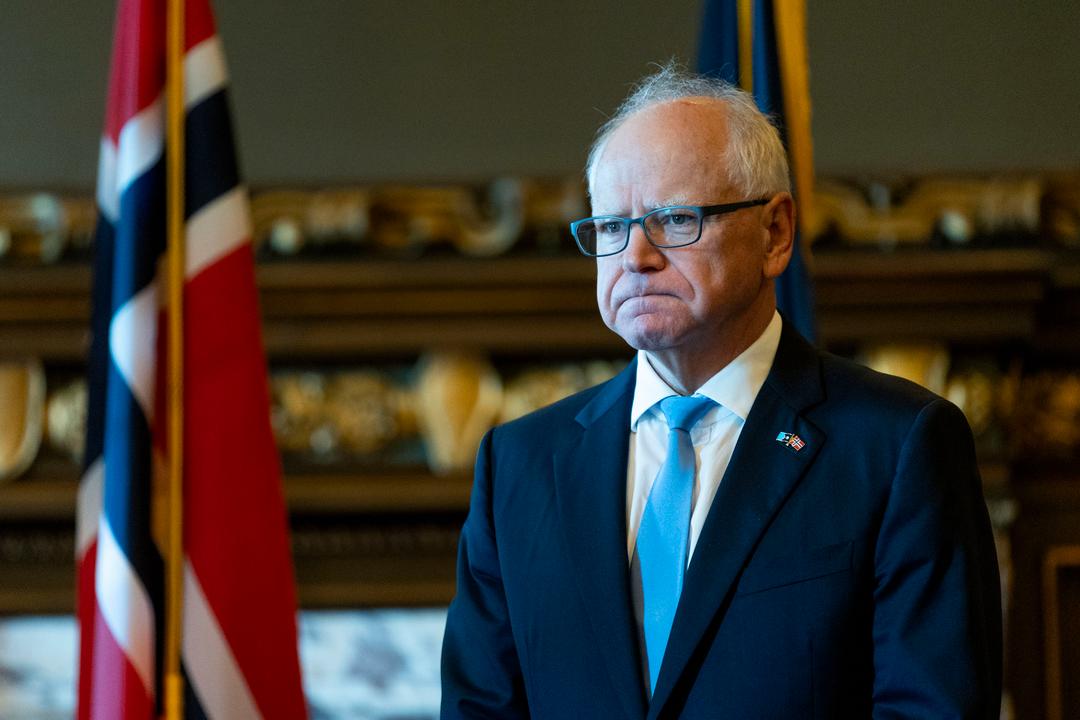 Tim Waltz tok i mot Kronprinsen, bekymret for Trump