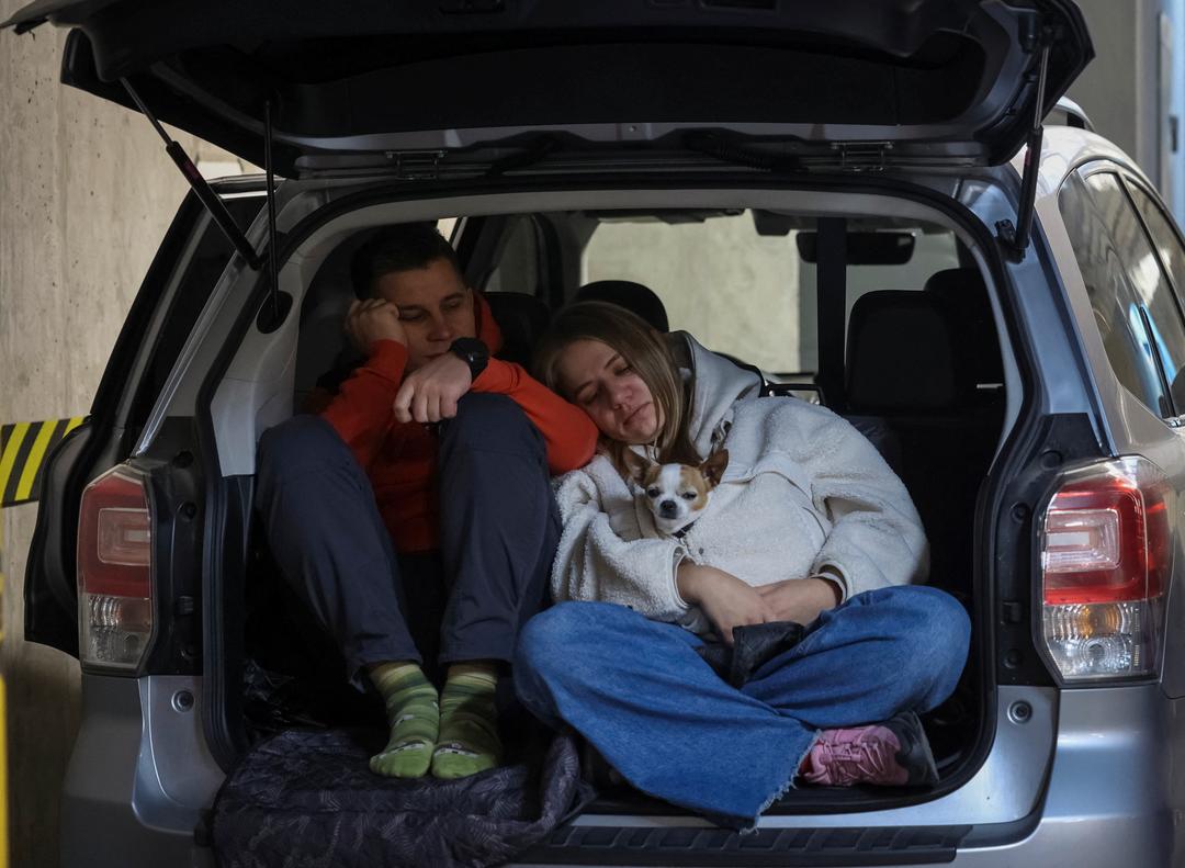 Russisk angrep mot Vest-Ukraina – polske fly på vingene