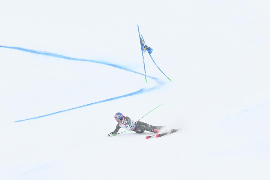 Lucas Braathen kjørte ut i storslalåmrennet i Sölden