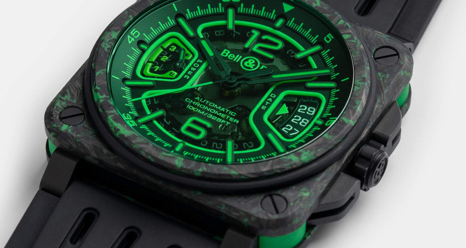 Bell & Ross lanserer selvlysende klokke beskrevet som et "høyteknologisk instrument" -